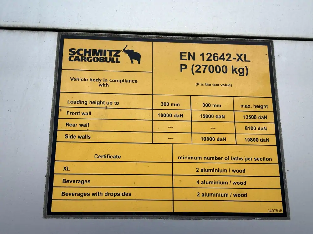 Used Schimtz Cargobull SCB*S3T*Tautliner N/A 5