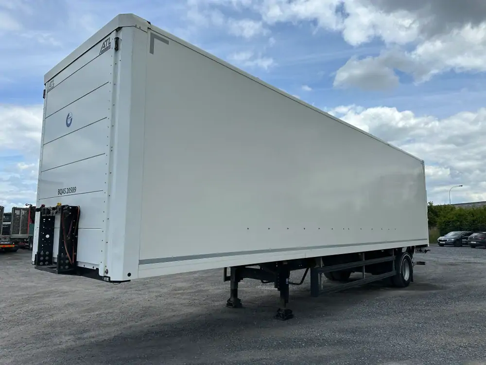 Used System Trailers Box city trailer 1 axle N/A WHITE - Blanc 1