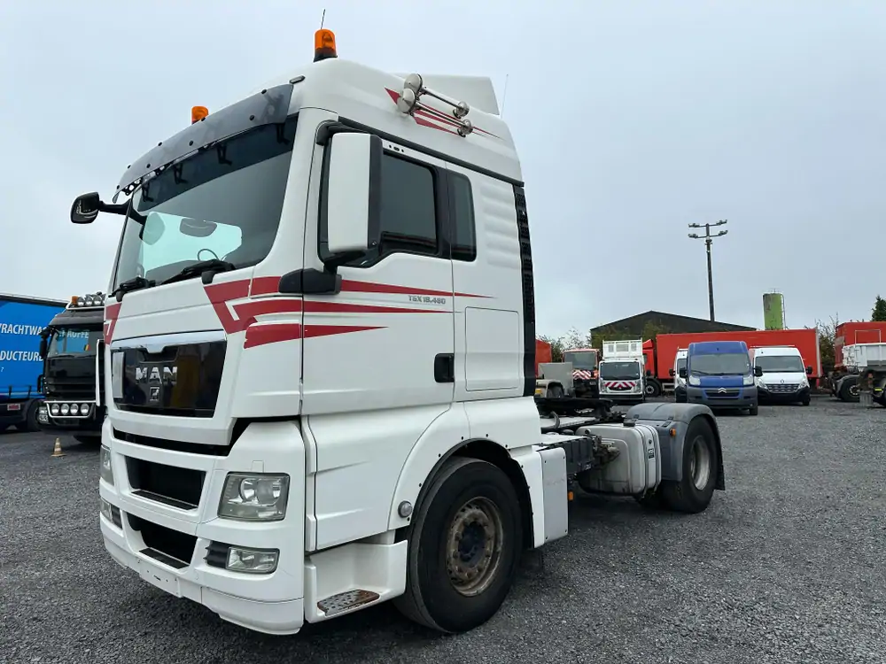 Occasie MAN TGX 18.480 Manueel WHITE - Blanc 1