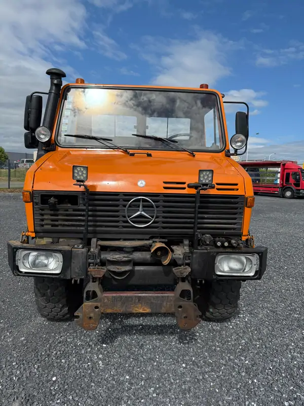 Used Unimog U427 Manueel ORANGE - Orange 8
