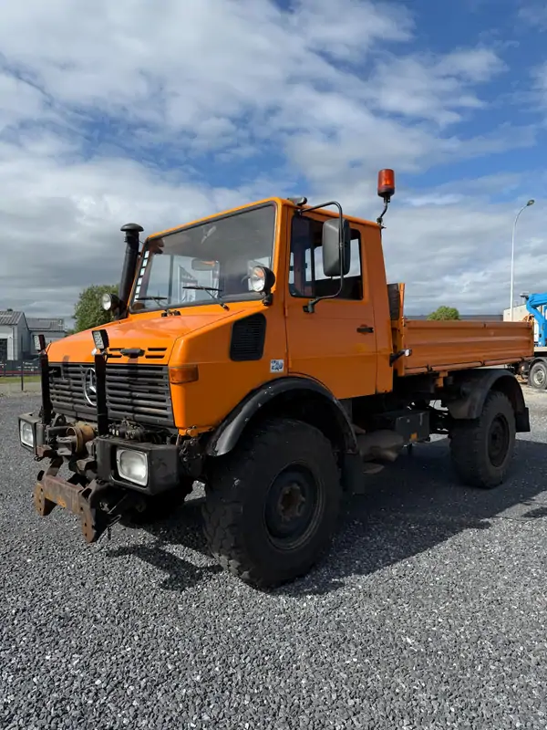 Used Unimog U427 Manueel ORANGE - Orange 36