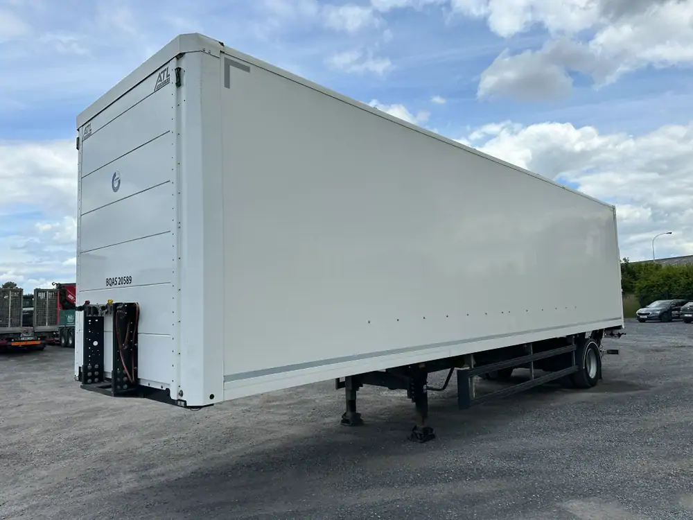 Used System Trailers Box city trailer 1 axle N/A WHITE - Blanc 21