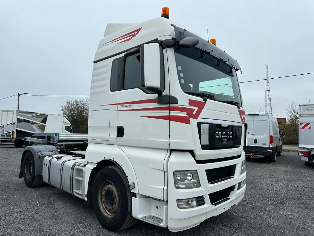 Occasie MAN TGX 18.480 Manueel WHITE - Blanc 2