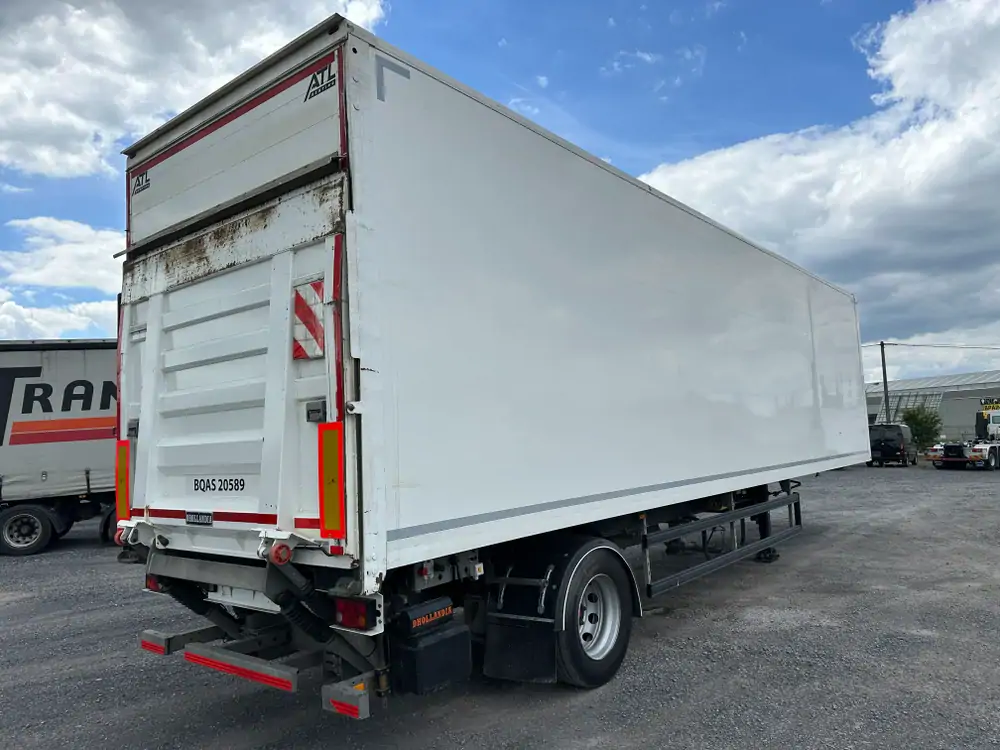 Occasion System Trailers Box city trailer 1 axle N/A WHITE - Blanc 3