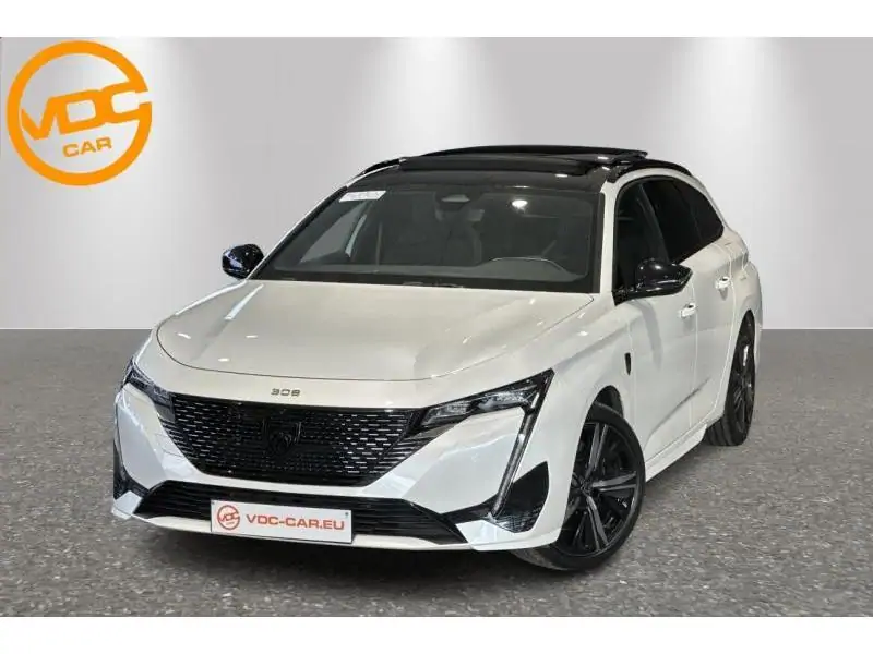 Occasion Peugeot 308 SW GT Pack 1.6 Hybrid - Pano - 360° WHITE 1