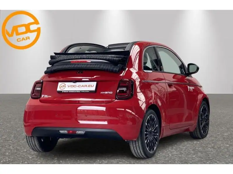 Démo Fiat 500 LA PRIMA CABRIO RED 24