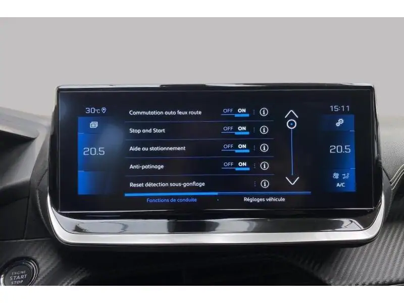 Occasion Peugeot 2008 GT* GPS Caméra et Attelage! ORANGE 33