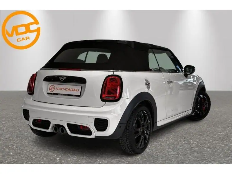 Occasion MINI John Cooper Works Cabrio Navi - H/K - PDC - Leder WHITE 3