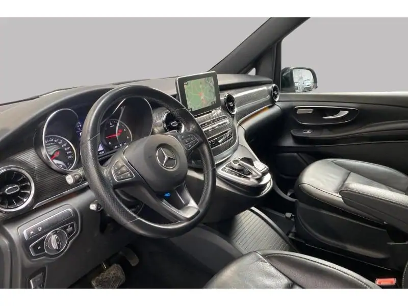 Occasion Mercedes-Benz V 250 DUBBELE CABINE - 5 PL - CAMERA - LEDER - GPS BLACK 9