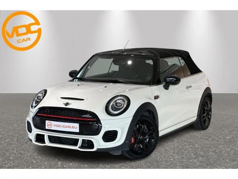 Occasion MINI John Cooper Works Cabrio Navi - H/K - PDC - Leder WHITE 1