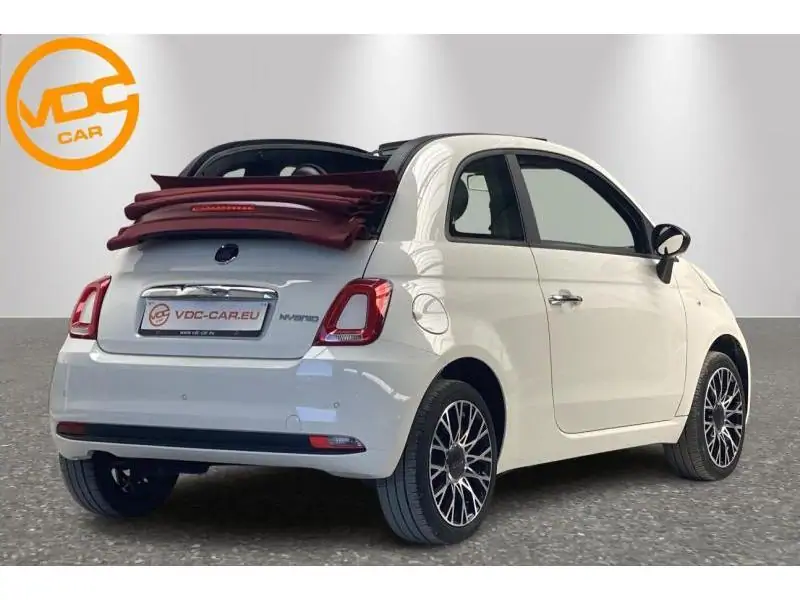 Occasion Fiat 500 C 1.0 Cabrio - CARPLAY - DAB WHITE 3