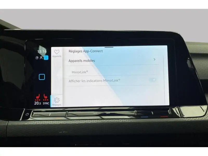 Occasion Volkswagen Golf VIII GTE 1.4 TSI PHEV - GPS - CARPLAY WHITE 32