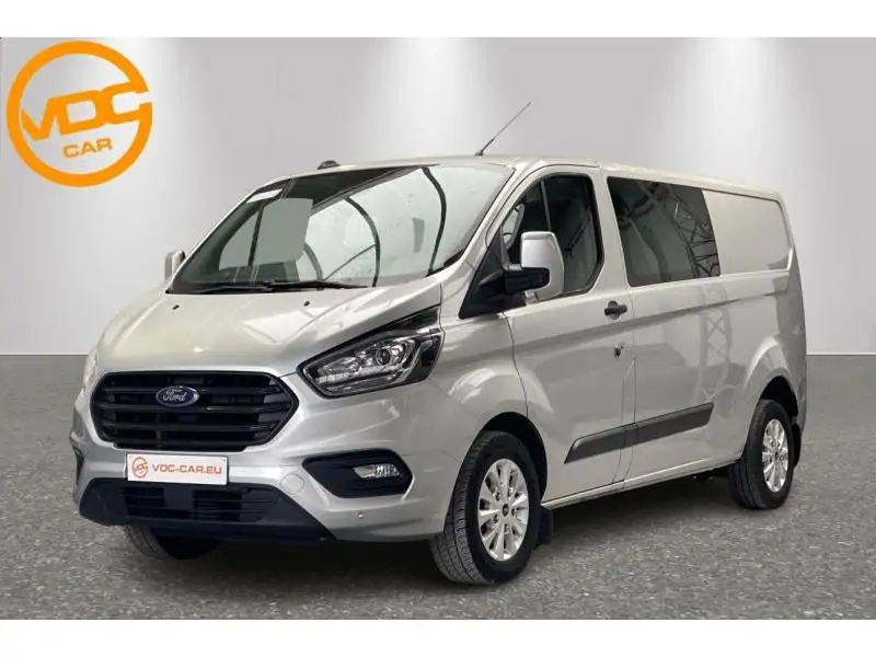 Occasion Ford Transit Custom Dubbele CABINE 5 PLACES GREY 1