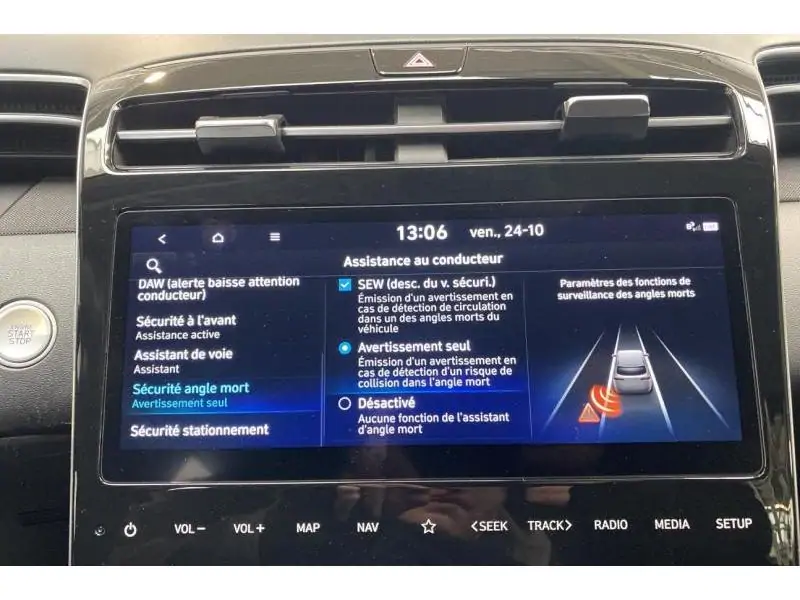 Occasion Hyundai Tucson FEEL - GPS - CAMERA - AUTOMAAT WHITE 32