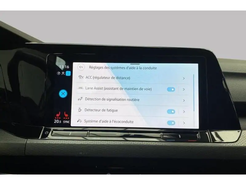 Occasion Volkswagen Golf VIII GTE 1.4 TSI PHEV - GPS - CARPLAY WHITE 34