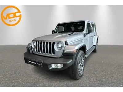 Démo Jeep Wrangler Sahara PHEV Power Soft Top SILVER