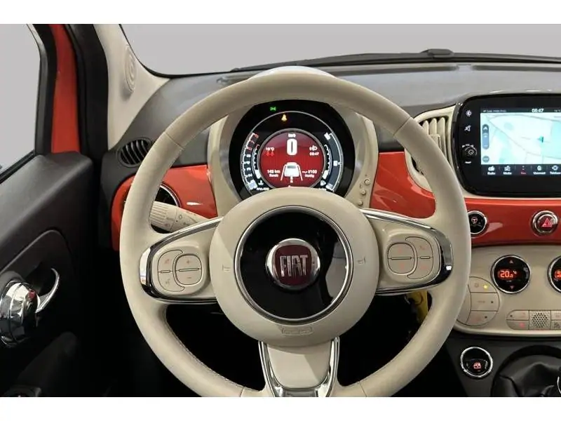 Occasion Fiat 500 GPS - PDC - 1.0 HYBRID ORANGE 11