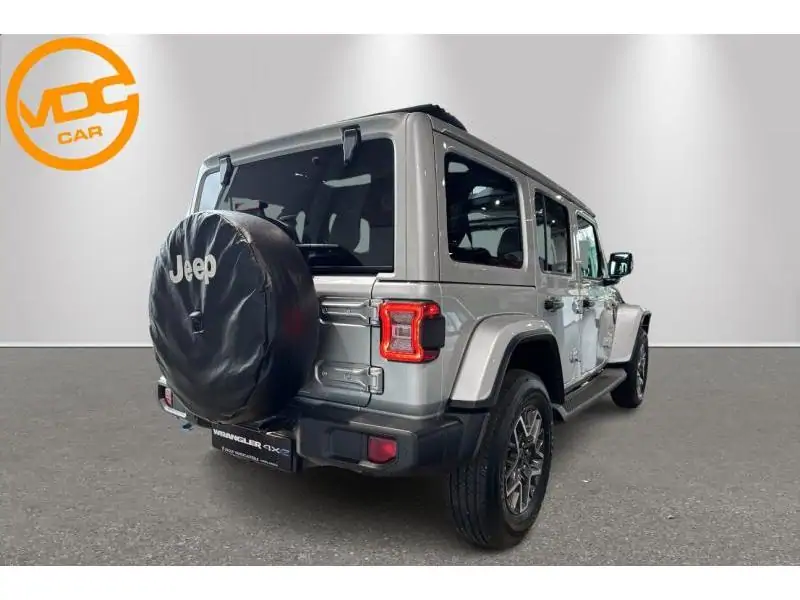 Démo Jeep Wrangler Sahara PHEV Power Soft Top SILVER 3