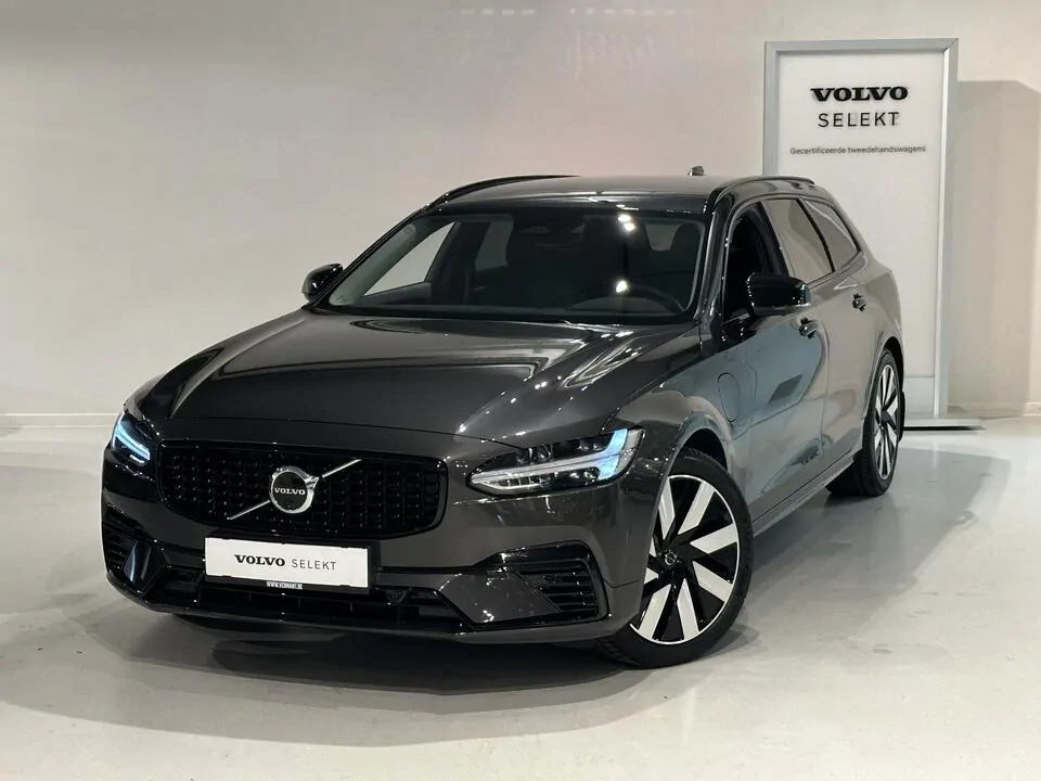 Volvo V90 Plus T6 AWD Plug-in hybrid Elektrisch/benzine Dark - MECHELEN -  - mechelen@vermant.be