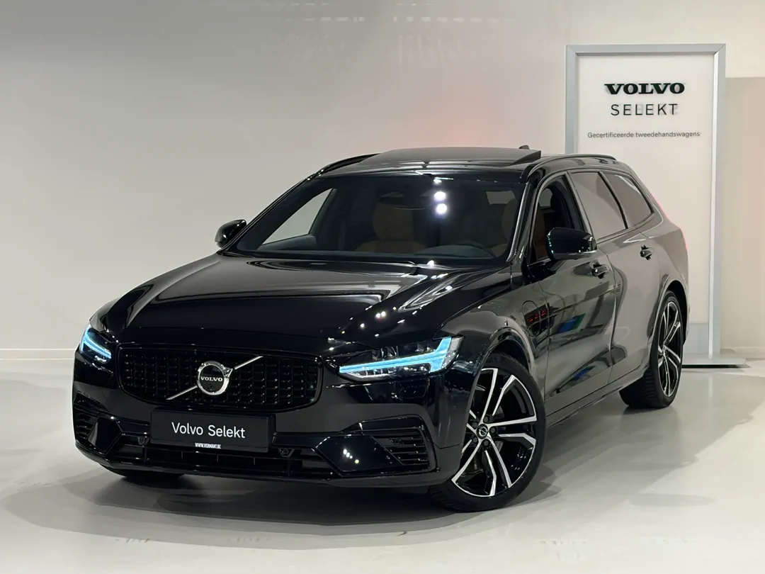 Volvo V90 Plus T6 AWD Plug-in hybrid Elektrisch/benzine Dark Plug-in hybride (PHEV) - MECHELEN -  - mechelen@vermant.be