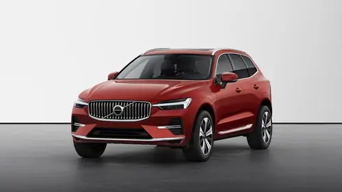 Nouveau Volvo XC60 SUV Plus Plug-in hybride 8-speed Geartronic™ automatic transmission Metaalkleur Fusion Red (725)