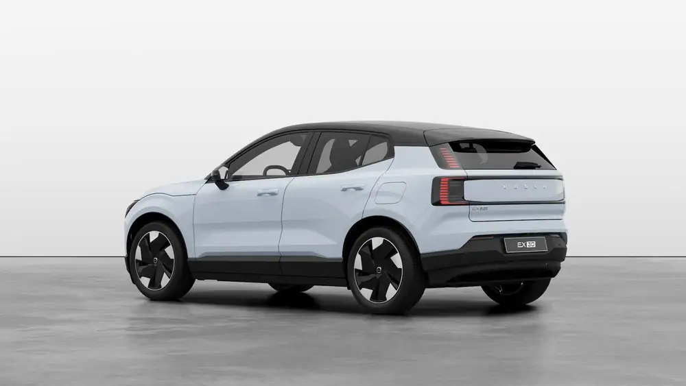 Nieuw Volvo EX30 SUV Plus Elektrische Shift-by-wire single speed transmission, RWD Cloud Blue 2