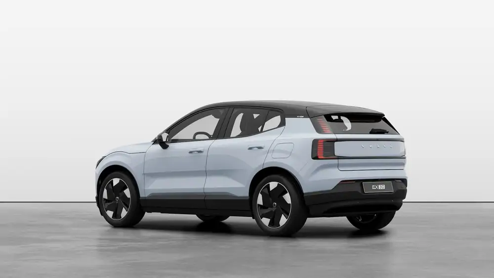 Nieuw Volvo EX30 SUV Plus Elektrisch Shift-by-wire single speed transmission, AWD Cloud Blue 2