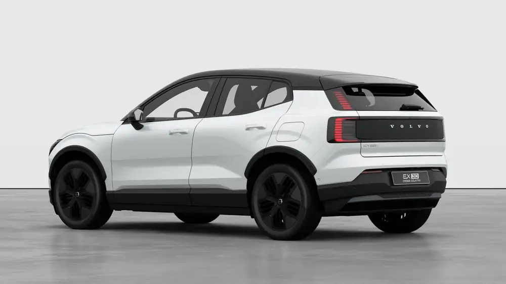 Nouveau Volvo EX30 SUV Ultra Business Edition Electric Shift-by-wire single speed transmission, AWD Crystal White Pearl 2