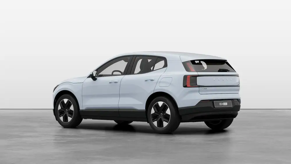 Nieuw Volvo EX30 SUV Core Elektrische Shift-by-wire single speed transmission, RWD Cloud Blue 2