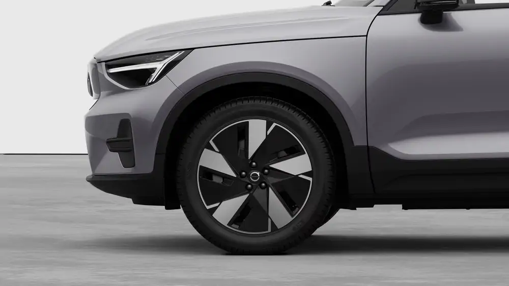 Nouveau Volvo EX40 SUV Core Business Edition Elektrisch Shift-by-wire single speed transmission, RWD Aurora Silver 3