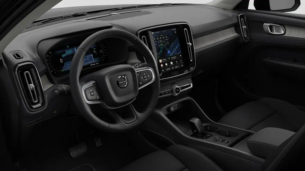 Nouveau Volvo XC40 SUV Core Mild hybrid 7-speed Dual Clutch transmission Onyx Black 4