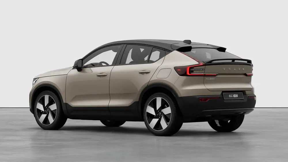 Nouveau Volvo EC40 Crossover Ultra Business Edition Elektrisch (BEV) Shift-by-wire single speed transmission, RWD Sand Dune 2