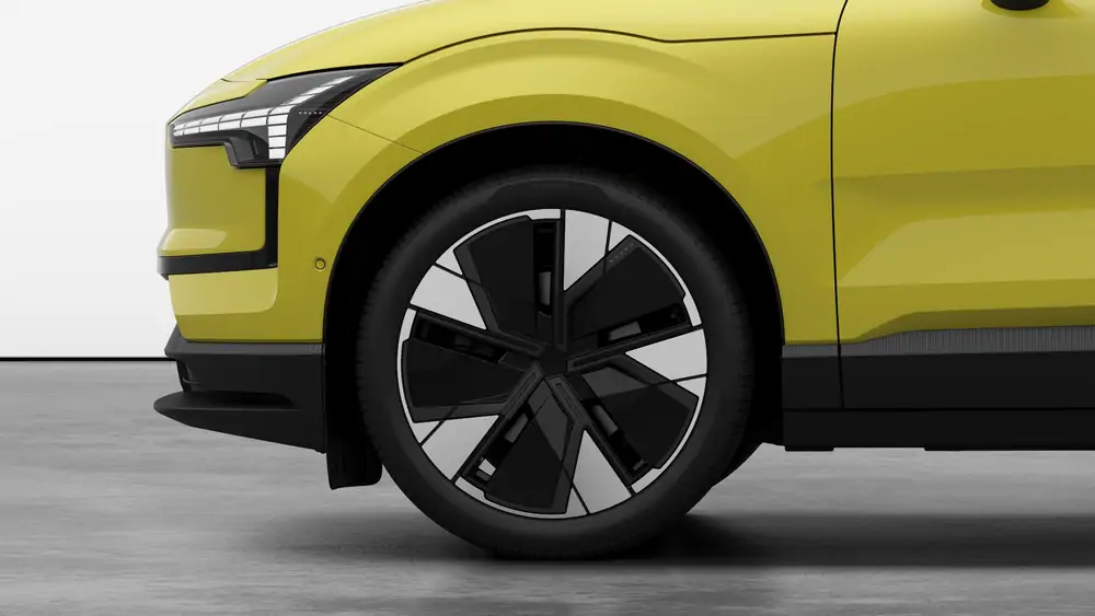 Nouveau Volvo EX30 SUV Ultra Elektrisch Shift-by-wire single speed transmission, RWD Moss Yellow 3