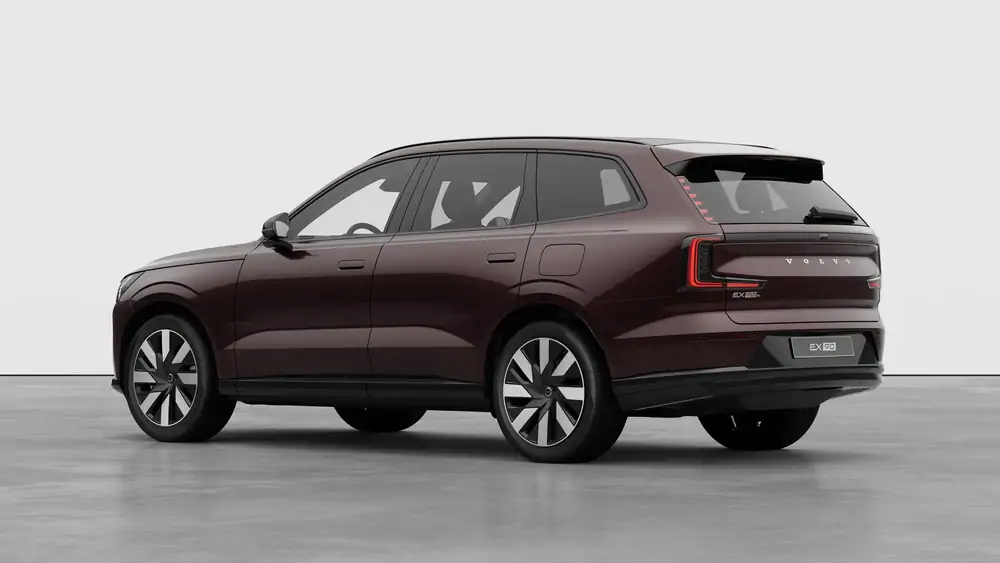 Nouveau Volvo EX90 SUV Plus Elektrisch (BEV) Shift-by-wire_single_speed_transmission_DB03 Mulberry Red 2