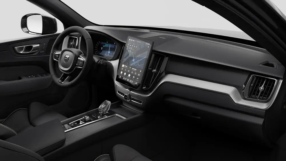 Nouveau Volvo XC60 SUV Plus Plug-in hybride (PHEV) 8-speed Geartronic™ automatic transmission Onyx Black 4