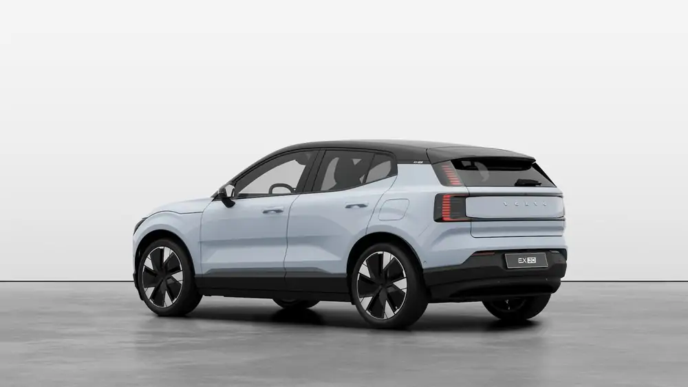 Nouveau Volvo EX30 SUV Ultra Elektrisch Shift-by-wire single speed transmission, AWD Cloud Blue 2