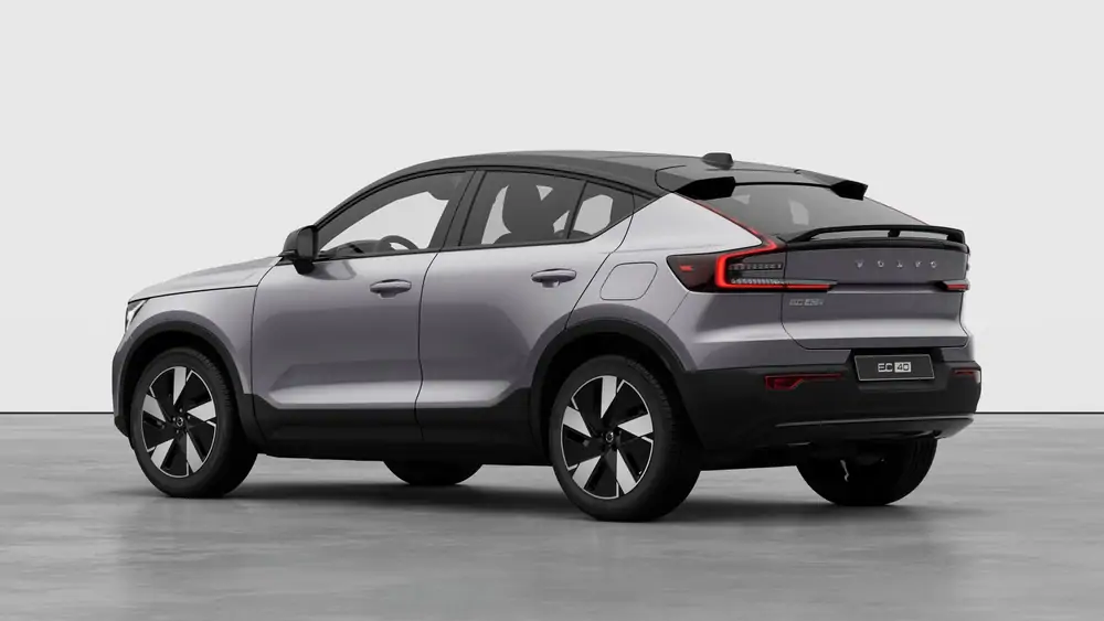 Nouveau Volvo EC40 Crossover Plus Business Edition Elektrisch (BEV) Shift-by-wire single speed transmission, RWD Aurora Silver 2