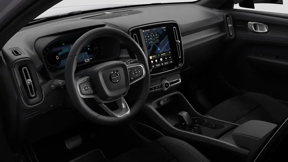 Nouveau Volvo EC40 Crossover Plus Business Edition Elektrisch (BEV) Shift-by-wire single speed transmission, RWD Aurora Silver 4