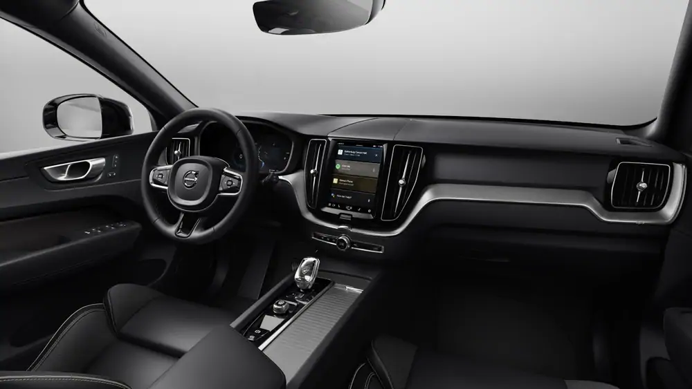 Nouveau Volvo XC60 SUV Plus Plug-in hybride 8-speed Geartronic™ automatic transmission Metaalkleur Onyx Black (717) 4