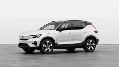 Nouveau Volvo XC40 SUV Plus Elektrisch Shift-by-wire single speed transmission, RWD Crystal White Pearl