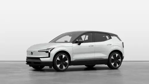 Nieuw Volvo EX30 Ultra Elektrisch Shift-by-wire single speed transmission, RWD Crystal White Pearl