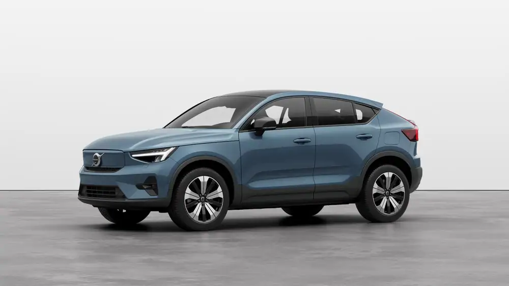 Nouveau Volvo C40 SUV Ultimate Elektrisch Shift-by-wire single speed transmission, RWD Fjord Blue 1