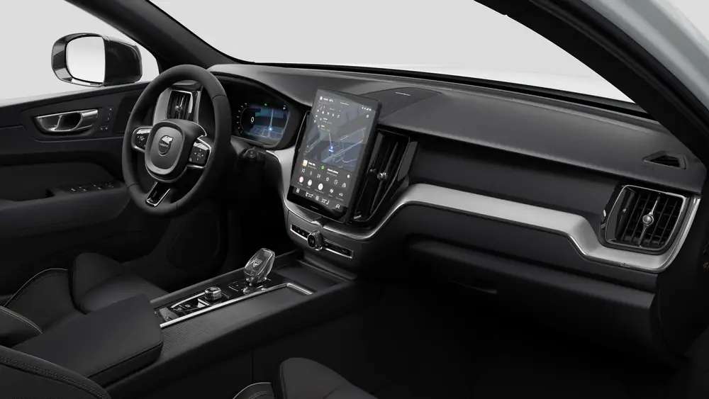 Nouveau Volvo XC60 SUV Plus Plug-in hybride (PHEV) 8-speed Geartronic™ automatic transmission Crystal White Pearl 4