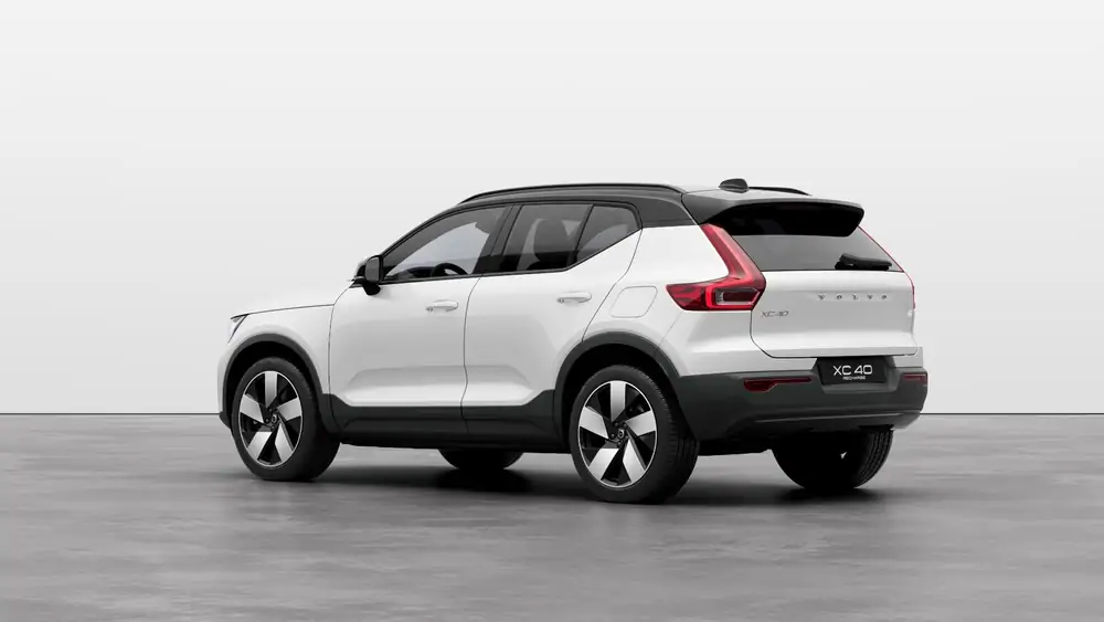 Nouveau Volvo XC40 SUV Ultra Elektrisch Shift-by-wire single speed transmission, RWD Exclusive metaalkleur Crystal White Pearl (707) 2