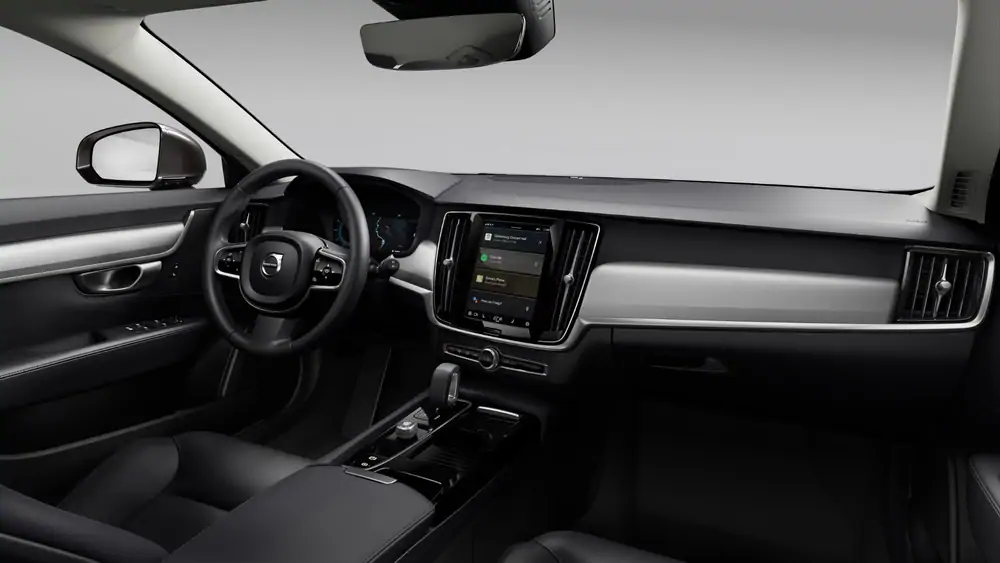 Nouveau Volvo V90 Break Core Plug-in hybride 8-speed Geartronic™ automatic transmission Metaalkleur Platinum Grey (731) 4