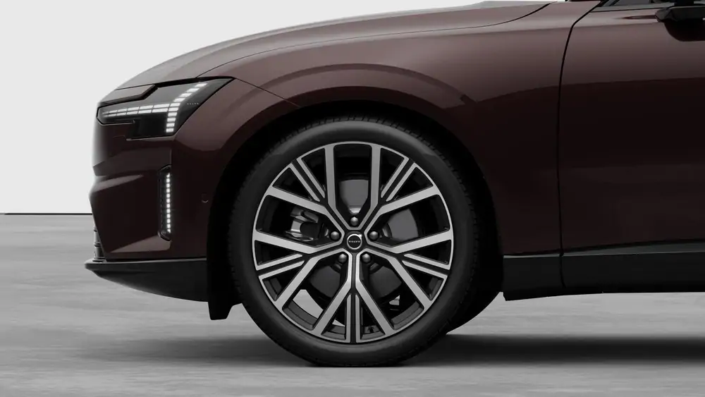 Nouveau Volvo ES90 Berline Plus Electric 1-SPEED GEARBOX RWD Mulberry Red 3