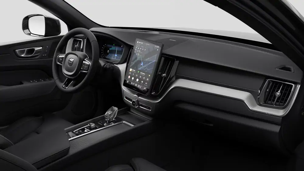 Nouveau Volvo XC60 SUV Plus Plug-in hybride (PHEV) 8-speed Geartronic™ automatic transmission Onyx Black 4