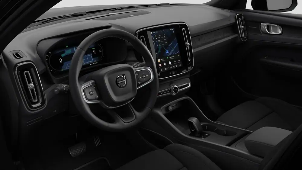 Nouveau Volvo EX40 SUV Plus Elektrisch Shift-by-wire single speed transmission, RWD Onyx Black 4
