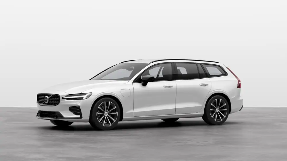 Nouveau Volvo V60 Break Plus Plug-in hybrid 8-speed Geartronic™ automatic transmission Crystal White Pearl 1