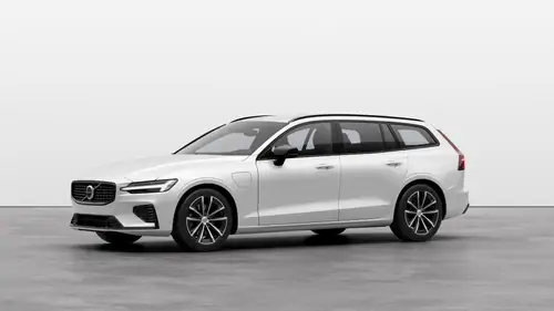 Nouveau Volvo V60 Break Plus Plug-in hybrid 8-speed Geartronic™ automatic transmission Crystal White Pearl